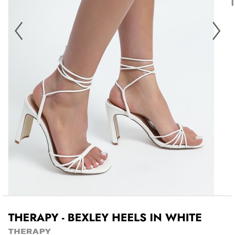 Therapy white heel